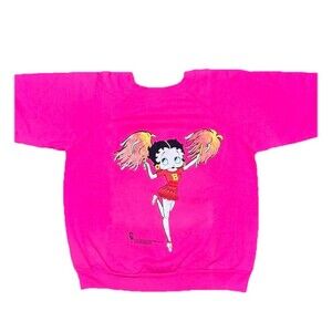 Vintage 1994 Betty Boop Cheerleader Sweatshirt Large - Fleischer Studios 90s